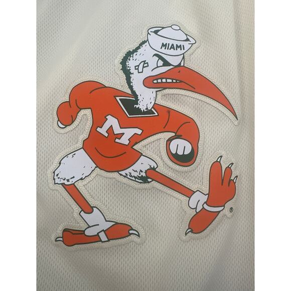 University of Miami Adidas Short Medium Player exclusive like new - Picture 2 of 5